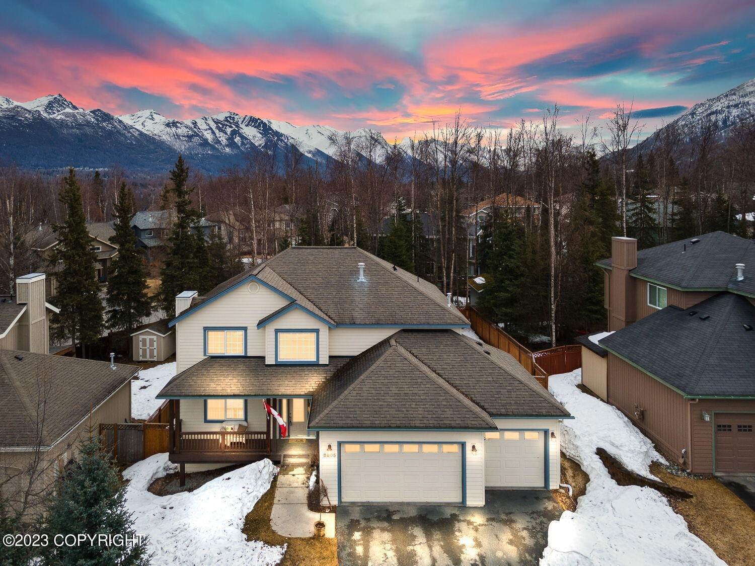1. Single Family Homes for Sale at 8805 Acadia Drive Eagle River, Alaska 99577 United States