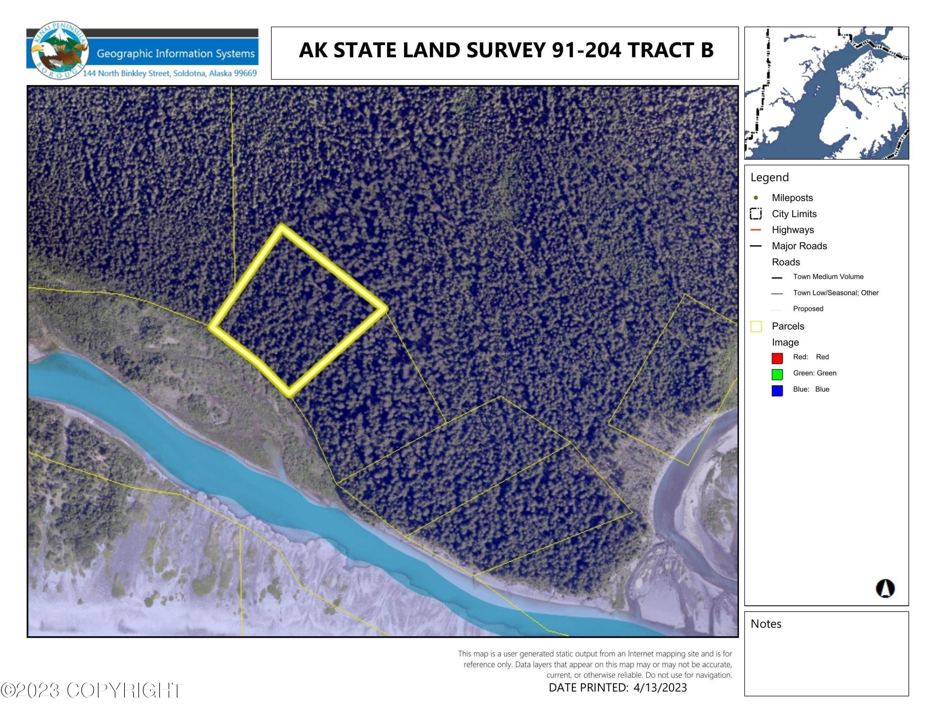 Land for Sale at TRACT B Johnstone Lake Area Seward, Alaska 99664 United States