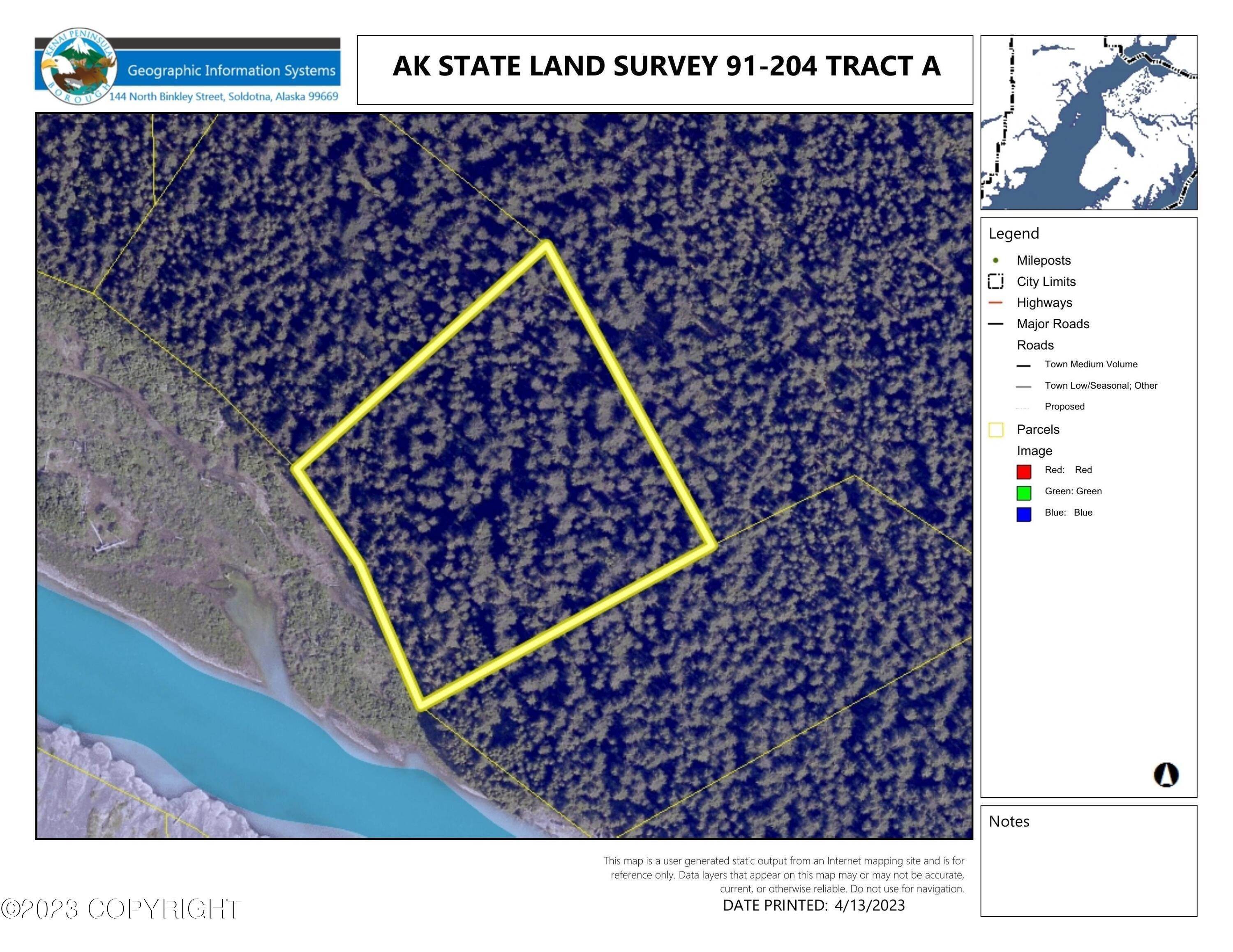 Land for Sale at TRACT A Johnstone Lake Area Seward, Alaska 99664 United States